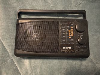 GPX TV-Sound Portable AM/FM Radio