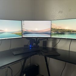 HP Computer, Triple Monitor Set Up