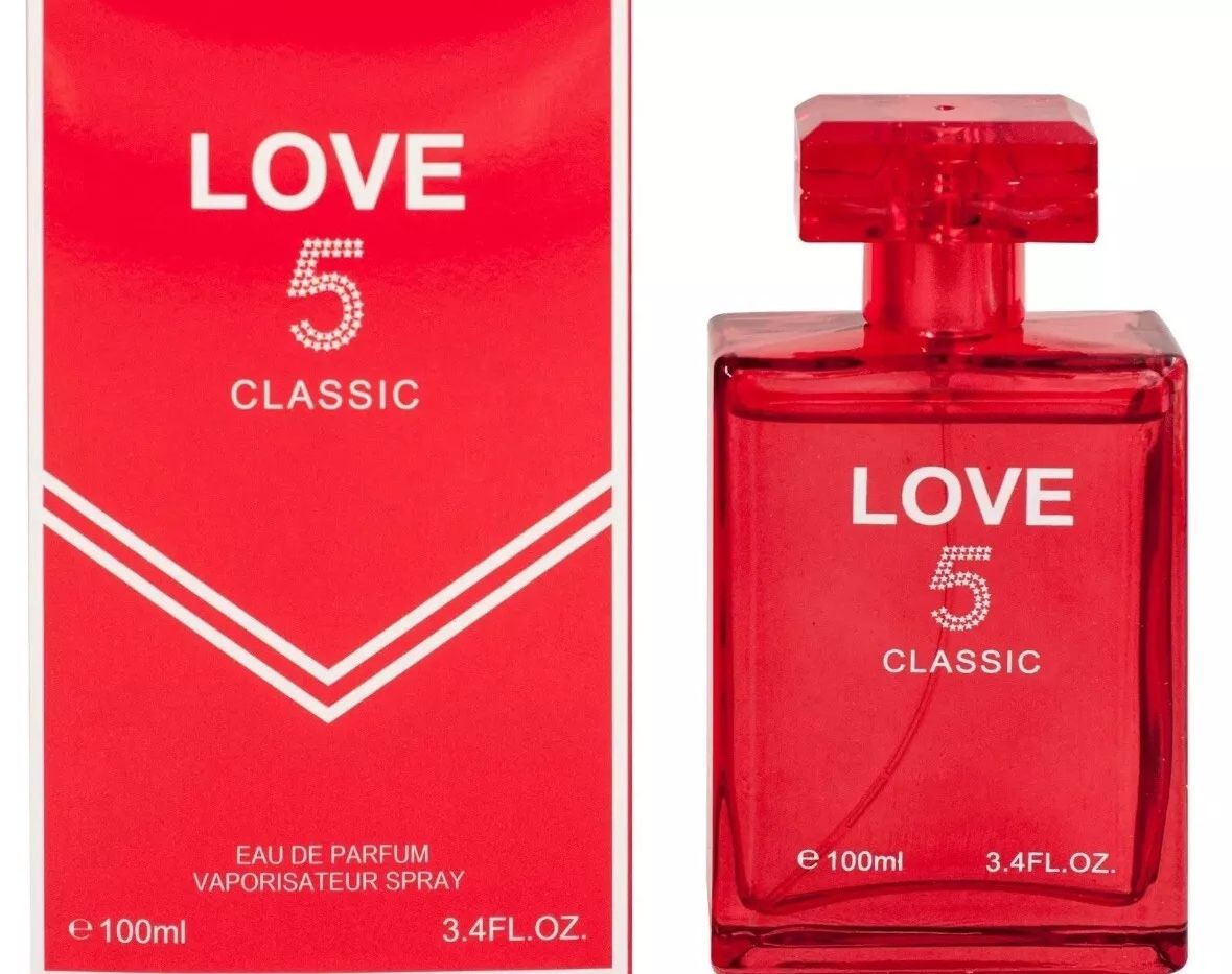 Perfume For Women CLASSIC LOVE 5 RED 3.4oz