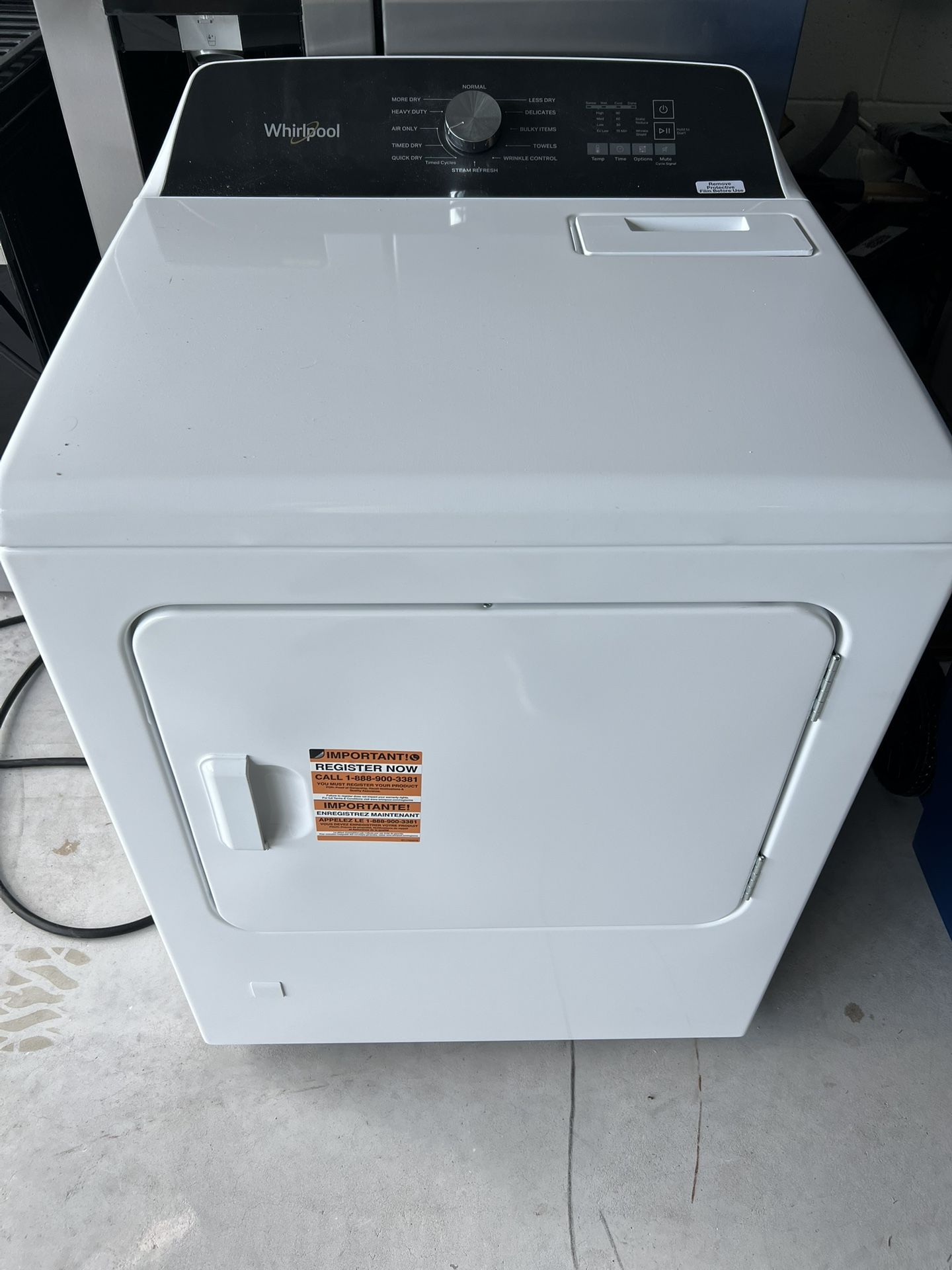 Whirlpool gas dryer