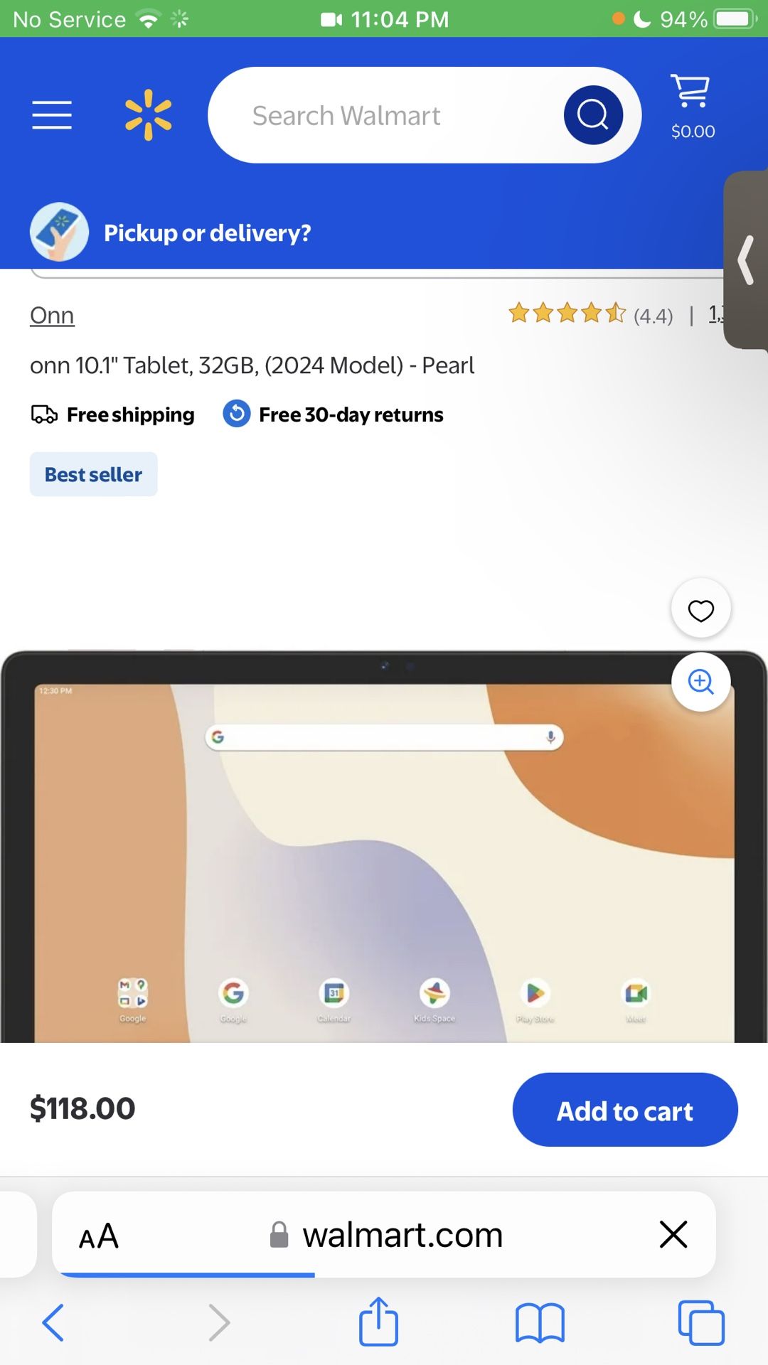 Surf Onn 10.1 Tablet