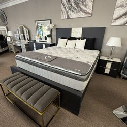 4 Pc King Bedroom Set 