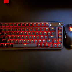 ASUS ROG Azoth 75% Wireless Keyboard With ASUS ROG Harpe Gaming Wireless Mouse, Ace Aim Lab Edition