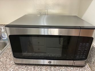 GE Stainless Steel Countertop Microwave