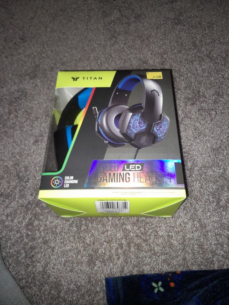 TITAN wired Led gaming Headset
