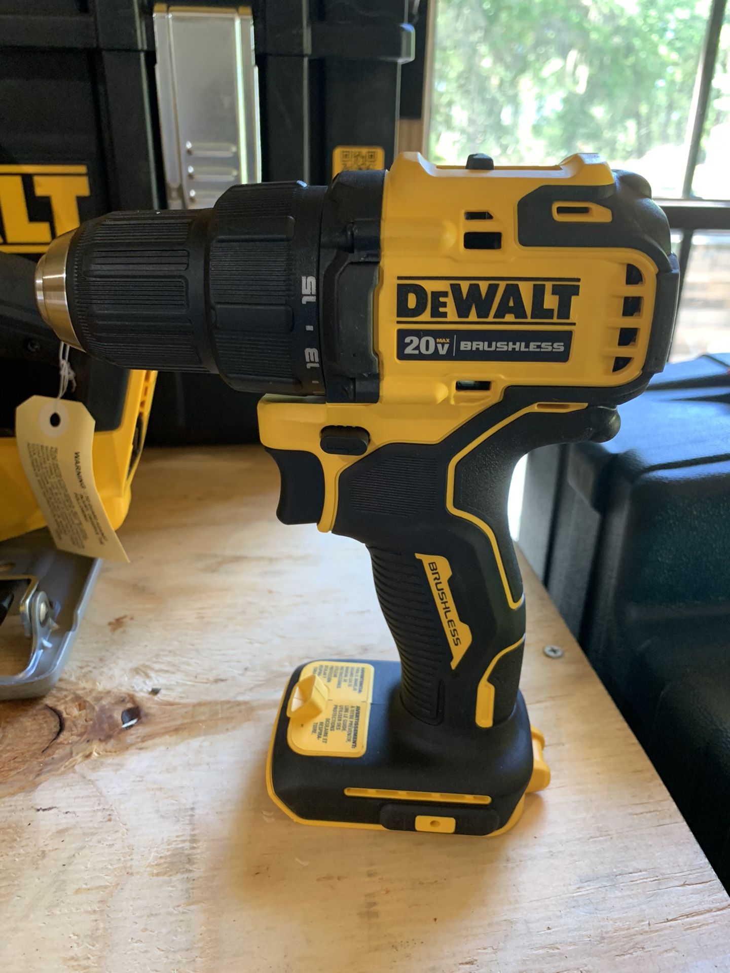 Brand new dewalt brushless atomic 1/2 drill tool only not negotiable