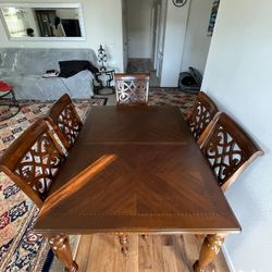 Dining Table Set With 6 Chairs 