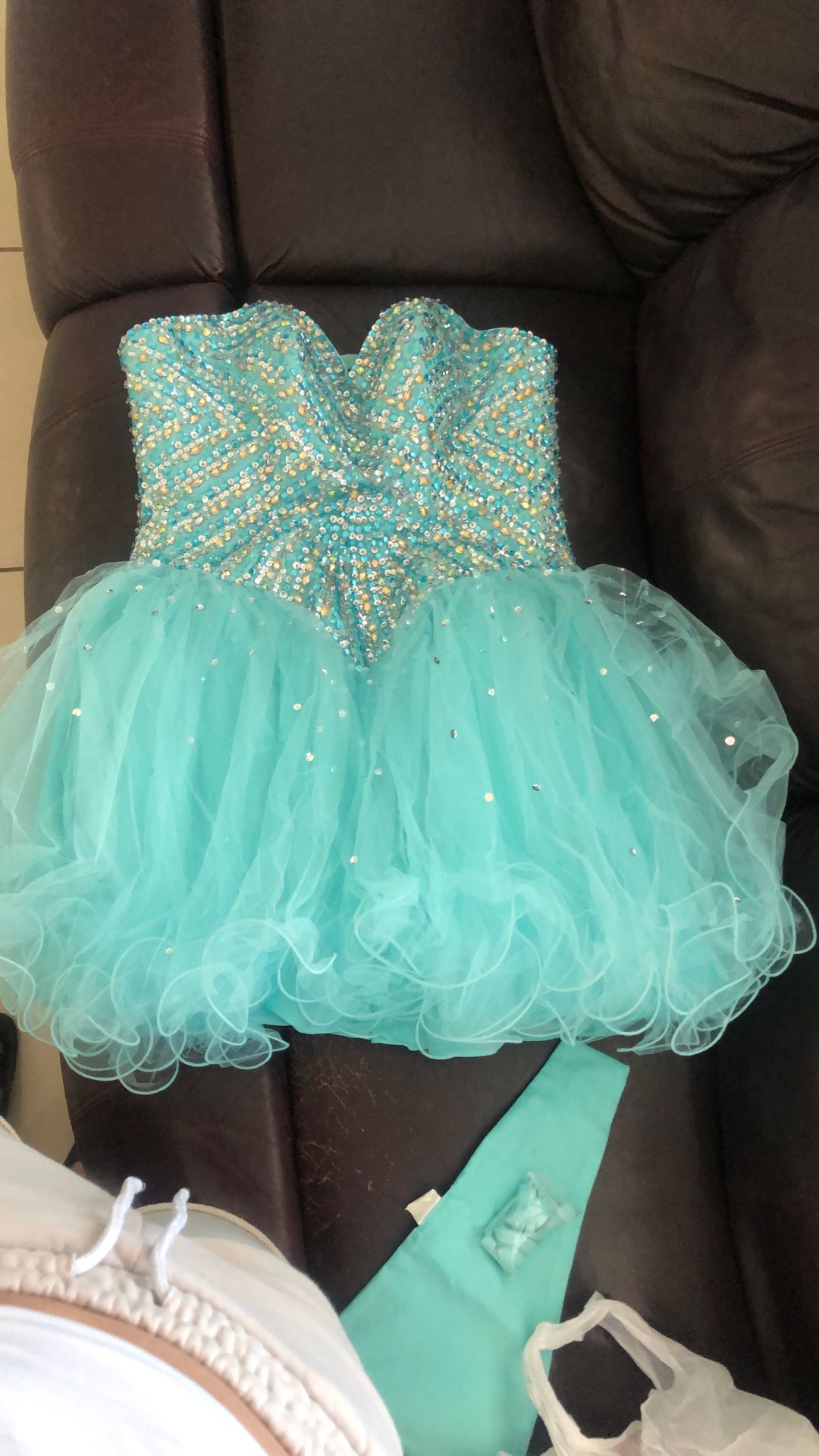 Glitter Sequence Dress Short