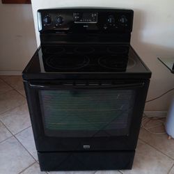 Maytag Smooth Top Stove (Black)