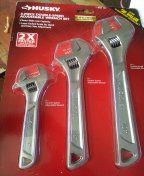 Husky adjustable wrench new