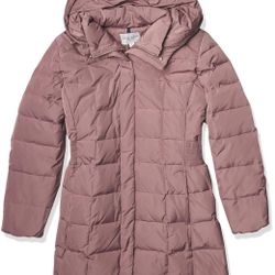 Cole Haan - Women’s 32" Signature Hooded Taffeta Down Coat