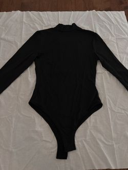 Black Long Sleeve Bodysuit