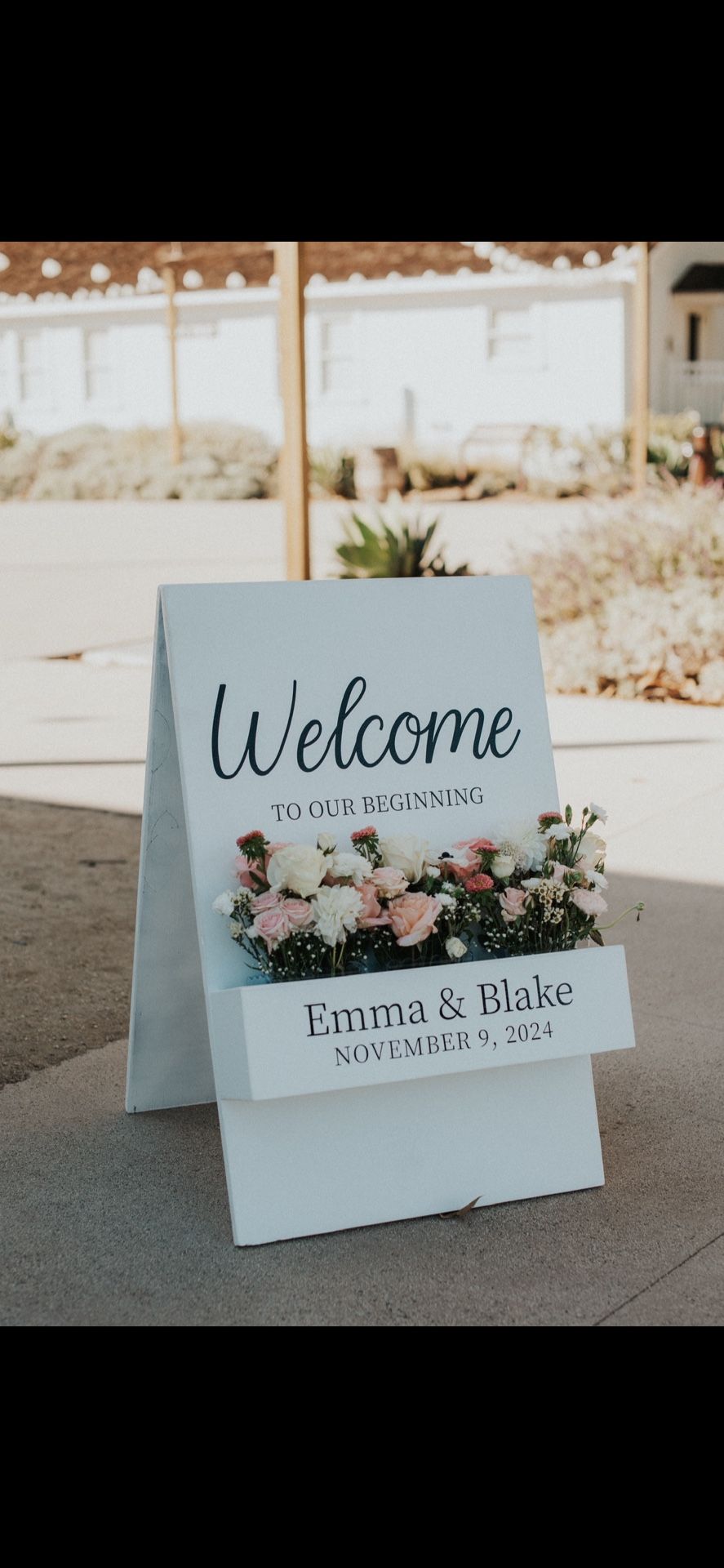 Wedding Welcome Sign