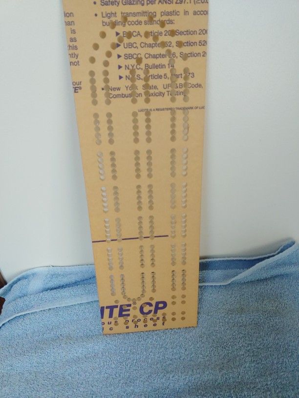 Cribbage Board Acrylic Template NEW