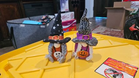 Set of two Halloween witches