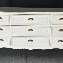 REGENCY STYLE HENRY LINK WHITE DRESSER