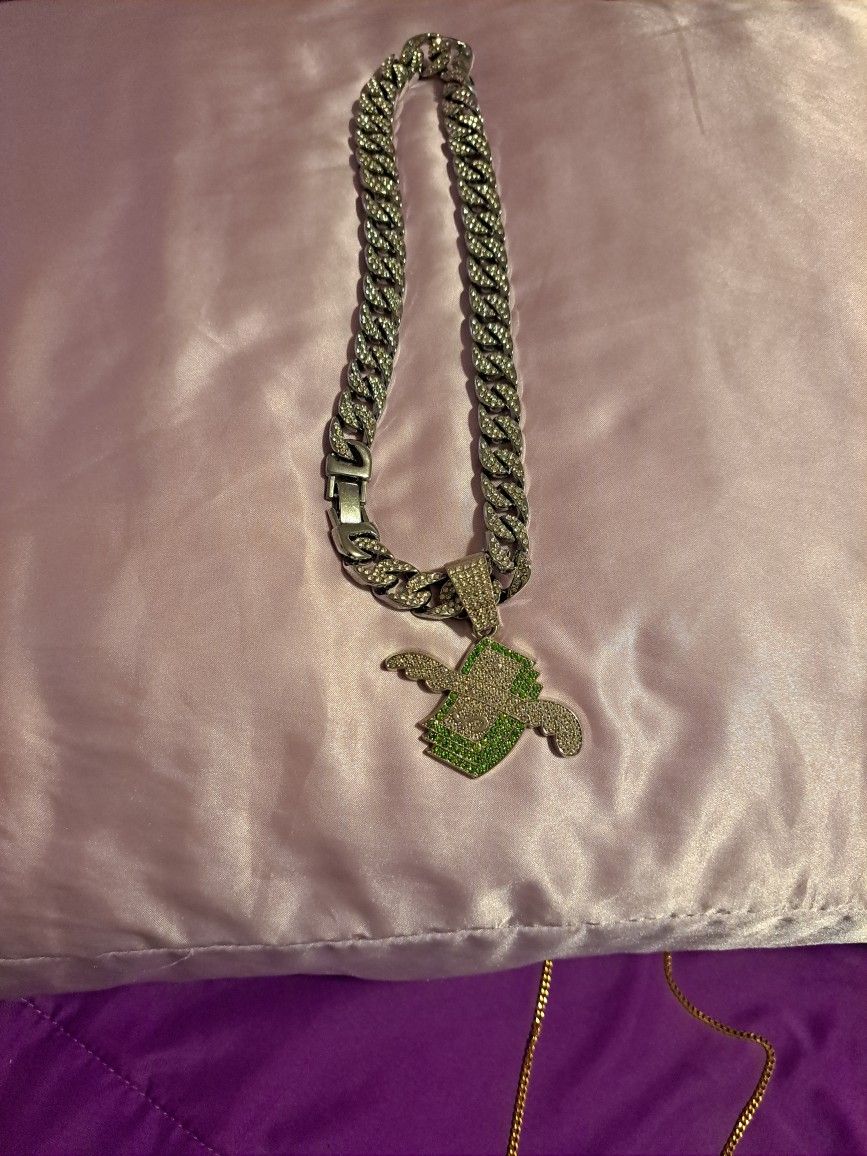 Hip Hop Stainless Steal Cuban Necless