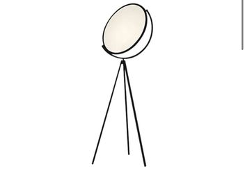 Modern Tripod LED Floor Lamp｜$75 Brand‑new post‑modern black tripod floor lamp. 📏Height:170cm Shade diameter:40cm Base width:75cm Sleek minimalist de
