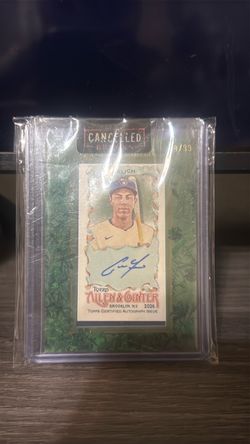 Topps Allen & Ginter Yelich Autograph Card /99