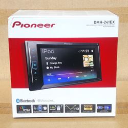 Pioneer DMH-241EX Double Din Car Stereo Touchscreen Aux Am Fm Radio Bluetooth USB EQ 🚨 Payment Options Available 🚨 No Credit Needed 🚨 