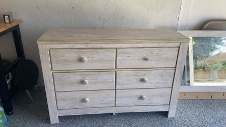 Dresser with mirror