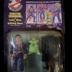 Real Ghostbusters Winston Zeddmore with Cyclin’ Slicer Action Figure