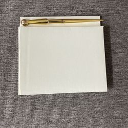 Guest Book W/ Gold Pen 