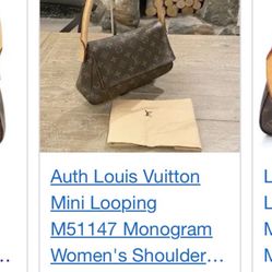 Authentic Louis Vuitton Mini Looping 