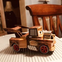 Disney Pixar Hot Rod Tow Mater (the 2 Tiny Mirrors Came Off, I Have Them