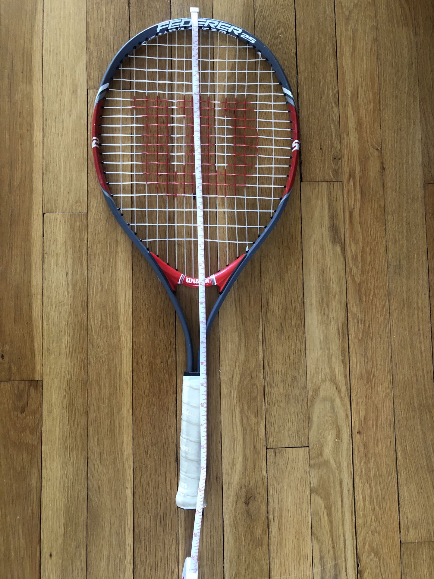 Used Wilson Federer 25” youth tennis racket 