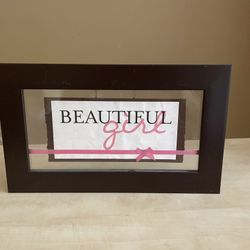Beautiful Themed Girl Framed Art 