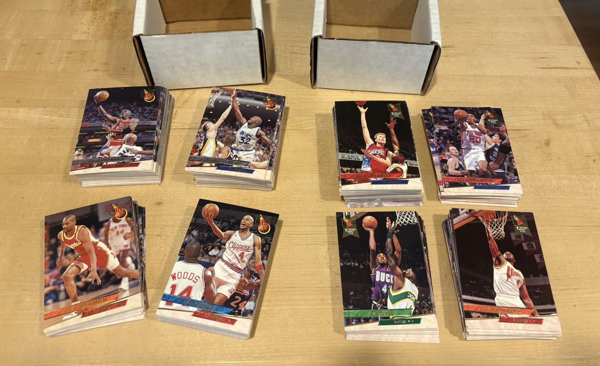 1993-94 Fleer Ultra Complete Set Series 1 & 2 Jordan, Shaq, Penny RC