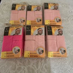  NEW ZONE SPORT BANDS HEAD AND WRISTBANDS  $2 EACH A BUNDLE