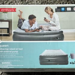 Inflatable Queen Size Bed $30 OBO