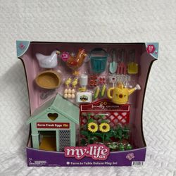 My Life As Farm To Table Deluxe Set Pretend Play Toy For Girls