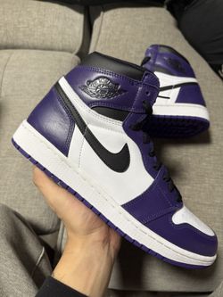 Air Jordan 1 Retro OG High Court Purple 2.0 Size 10.5
