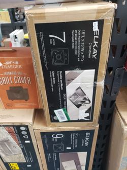 Elkay 15" X 15" X 7" Top Mount Stainless Ateel Kitchen Sink