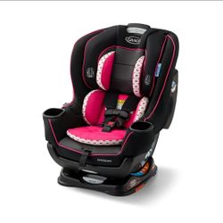 Graco extend 2 fit 2 in 1 convertible car seat--  kenzie pink