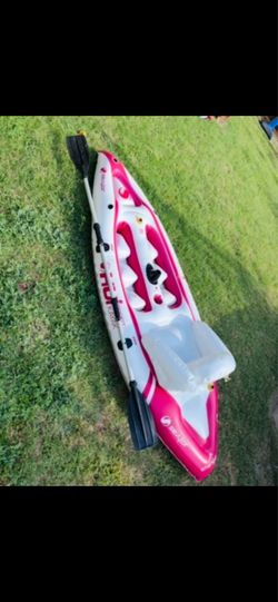 Single person inflatable kayak