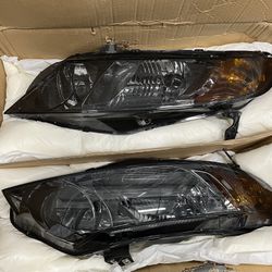 06-11 Honda Civic 4dr Smoked Headlights 