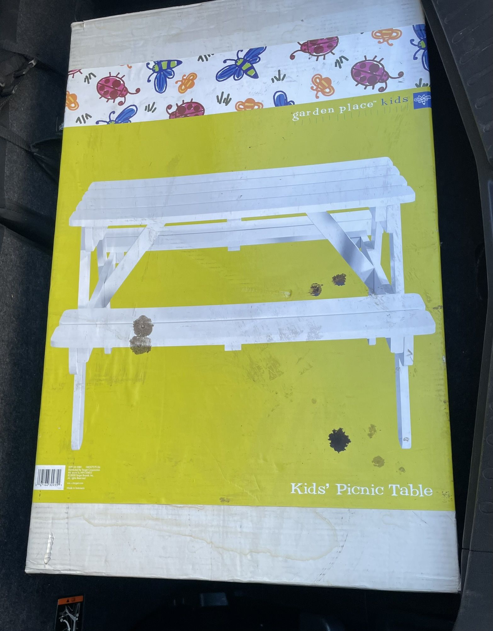 New Garden Place Kids Picnic Table 