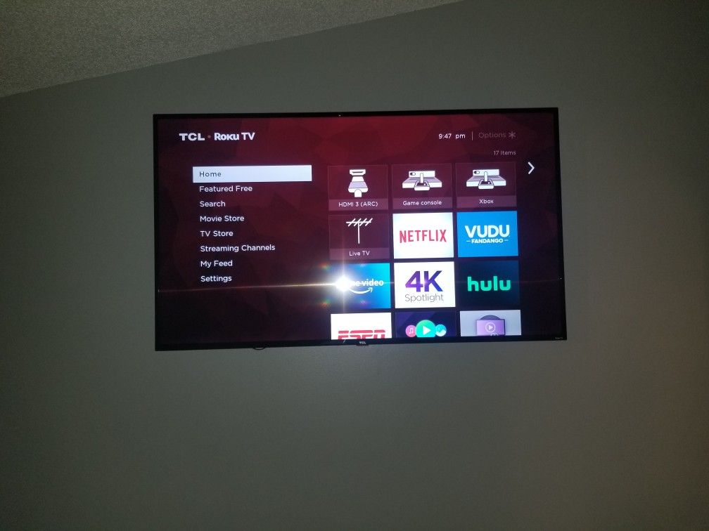 65 Inch TCL Roku TV