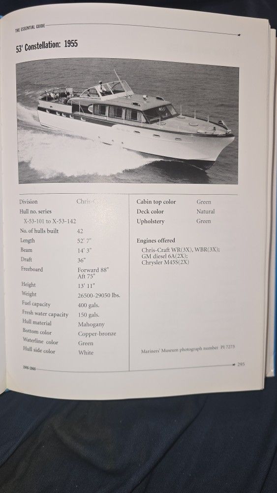 1954, 53ft Chris-Craft Constellation