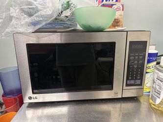 Silver Microwave 