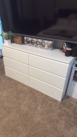 White dresser