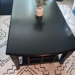 Black Wood Coffee Table .. 