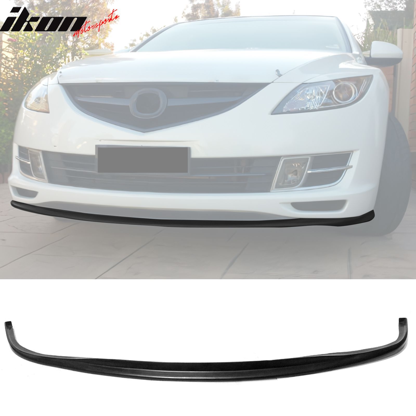 Fits 2009-2011 Mazda 6 DS Style Front Bumper Lip Spoiler Splitter Unpainted PU