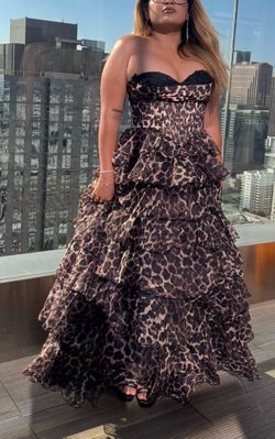 Dress - size Large - Jaguar/Leopard/Cheetah Print