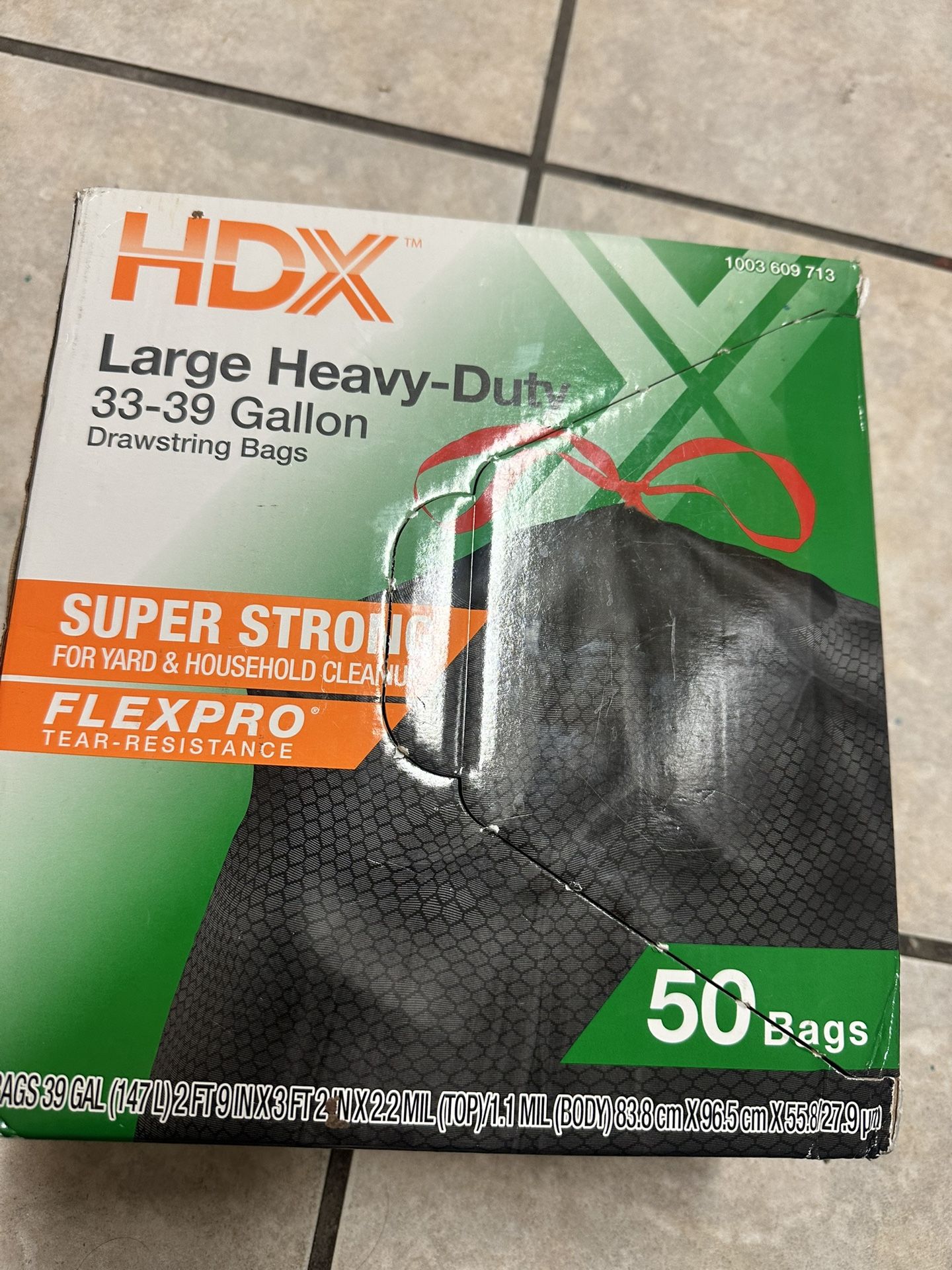 Heavy-duty Bags 33-39 Gallón