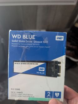 Brand new 2 TB Western digital blue 3D nvme SSD